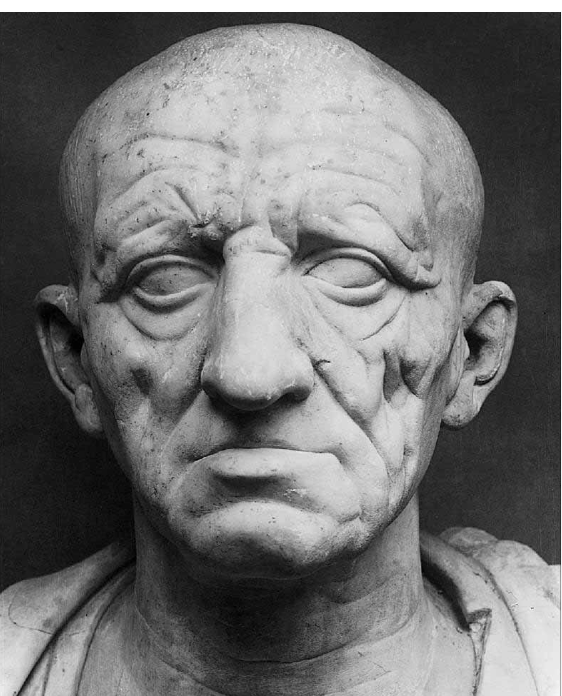 <p>HEAD OF A ROMAN PATRICIAN</p>