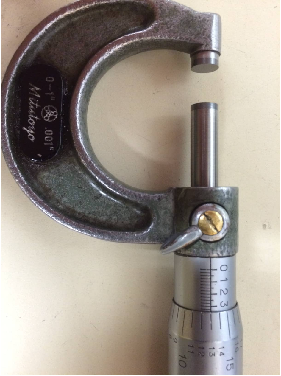What is the measurement of the micrometer below (Give the answer accurate to 0.001")?