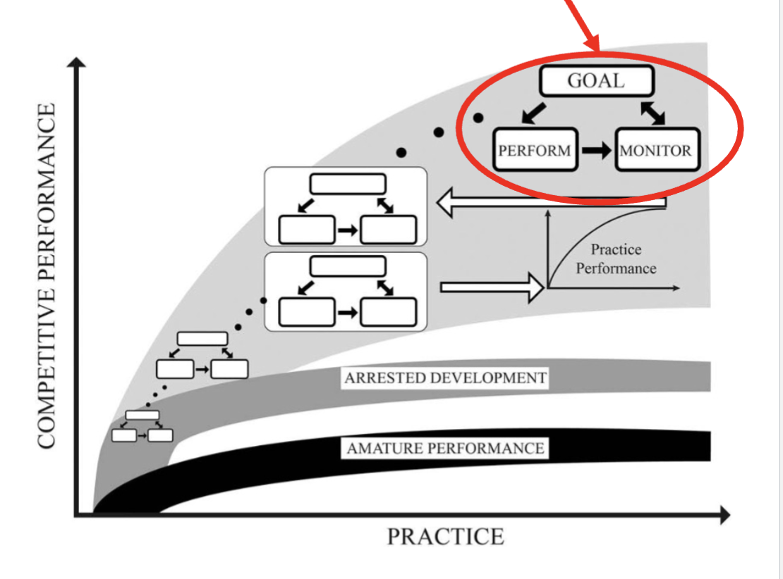 Goal setting, self-monitoring, and self-evaluation in the learning process.