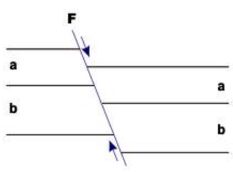 The hanging wall presents a downward displacement when compared to the footwall 