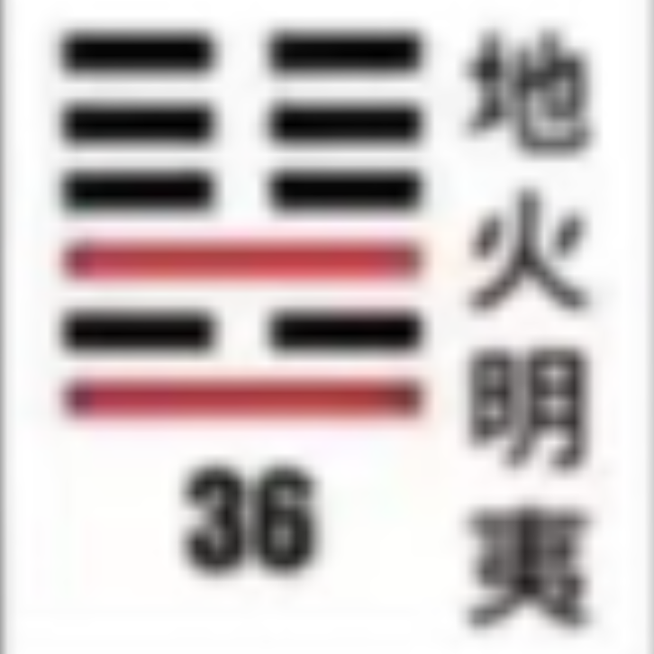 <p><strong>地火明夷(明夷卦)</strong></p>