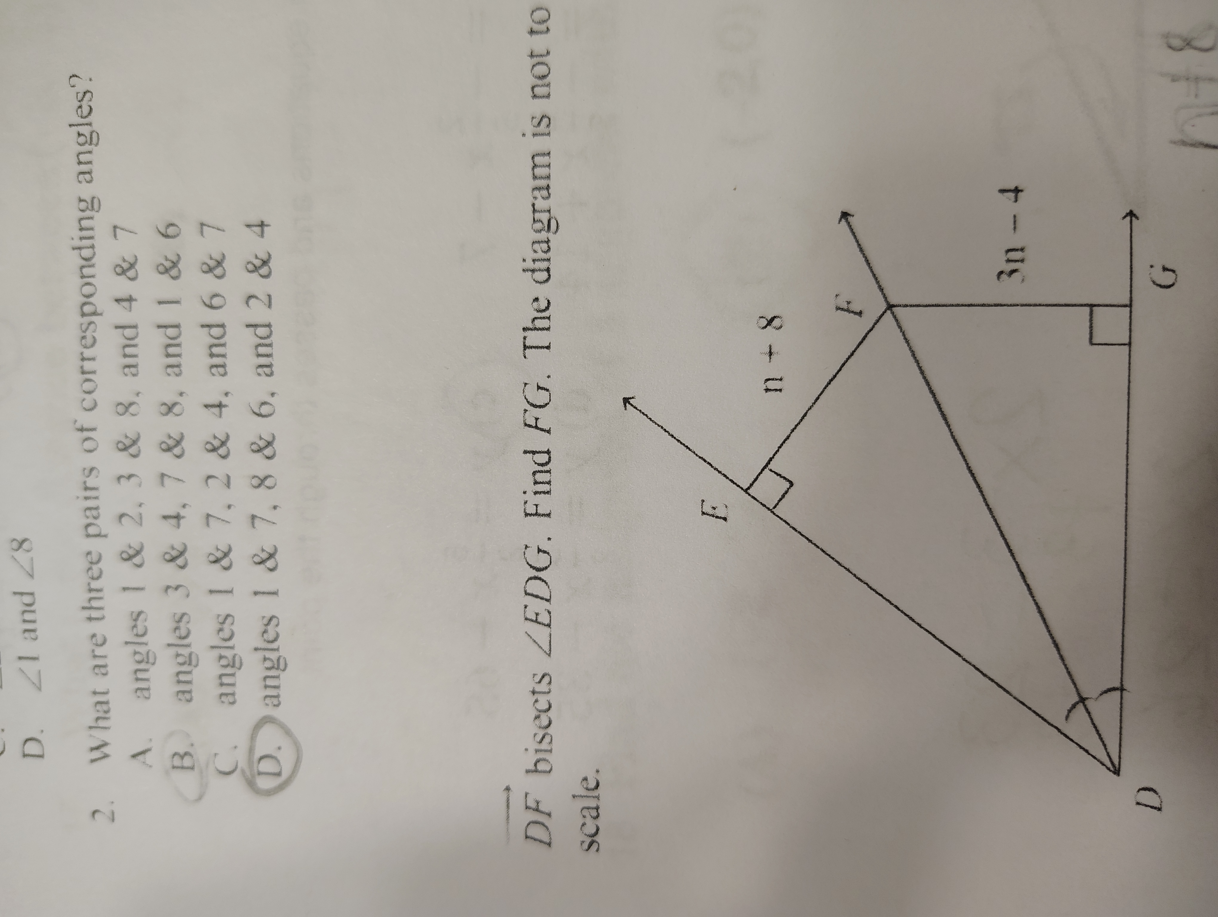 <p>Bisector </p>