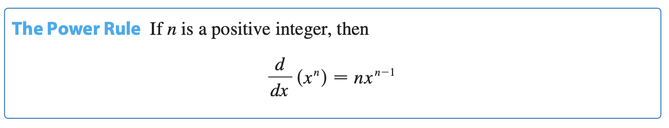 <p><span><span>This is a shortcut for finding the derivative of a variable raised to a power. </span></span></p><p></p><p></p>