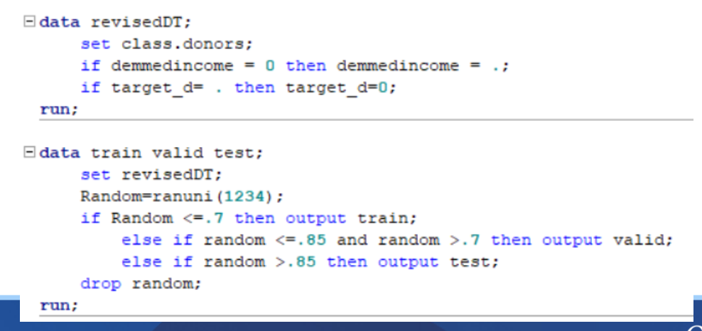 <p>Data setup </p><ul><li><p>trees can handle missing values </p></li><li><p>note: trees dont have assumptions </p></li></ul><p></p>