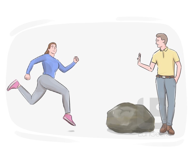 <p><span style="background-color: transparent;">algo le impide avanzar</span></p>