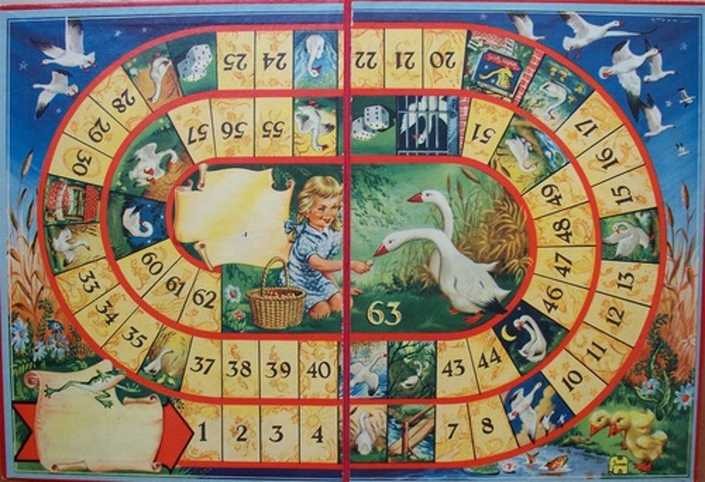 <p>a board game similar to Chutes &amp; Ladders</p>