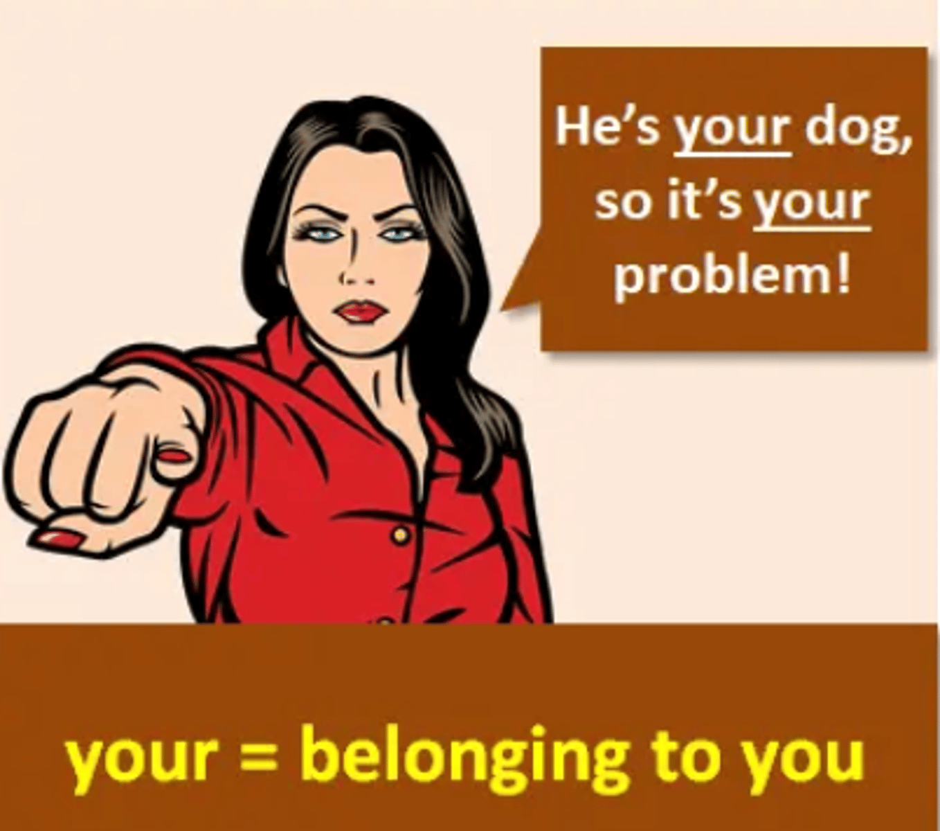 <p>your</p>
