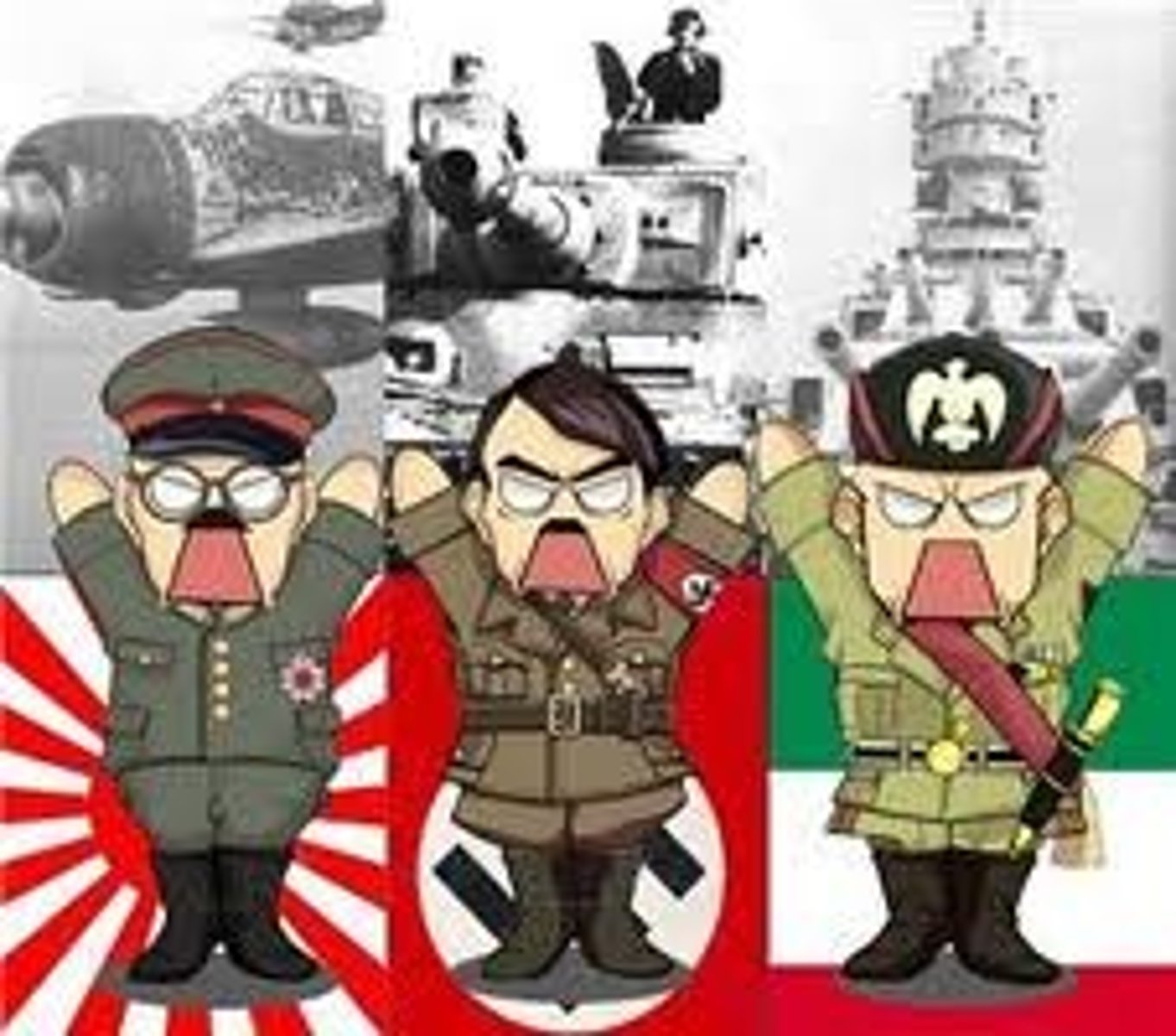 <p>Alliance of Germany, Italy, and Japan during World War II.</p>