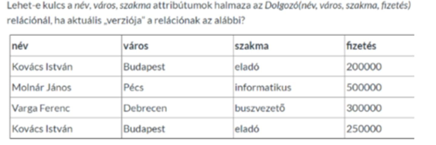 <p>Lehet-e kulcs...<br><br>név, város, szakma</p>
