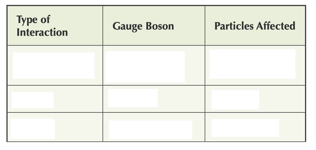 <p>What are gauge bosons and example?</p>