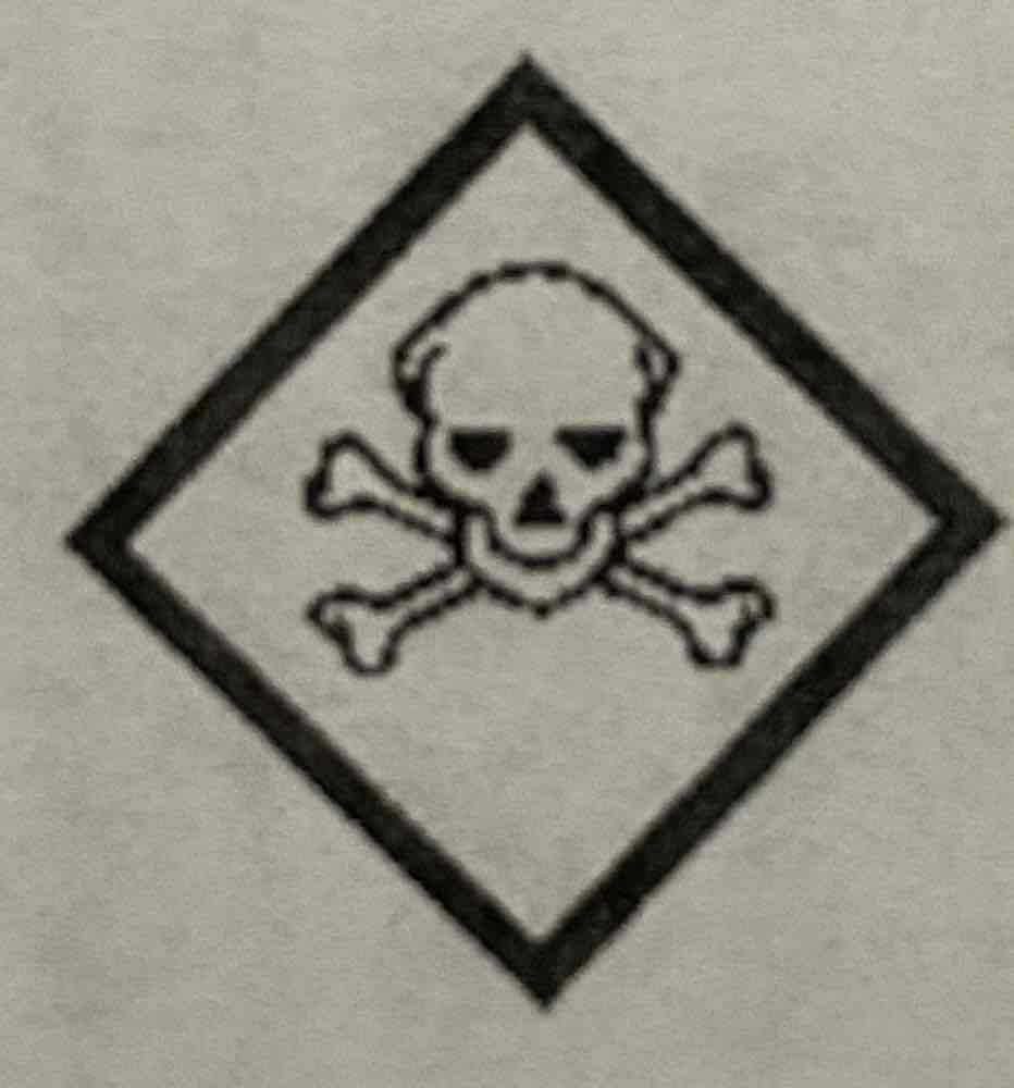 <p>Skull and crossbones</p>