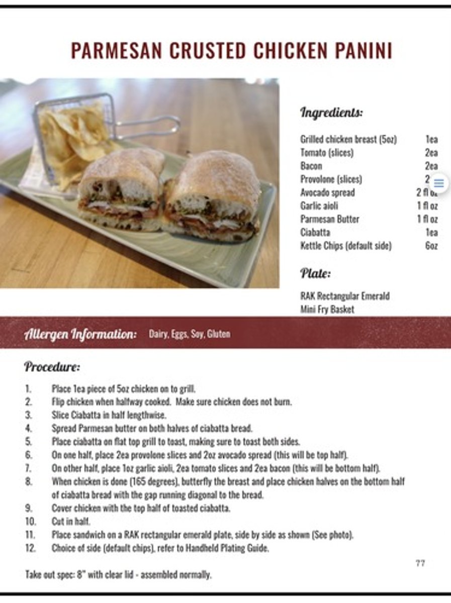 <p>bacon/provolone/tomato/garlic aioli/guacamole/Parmesan butter/ciabatta 14.95</p>