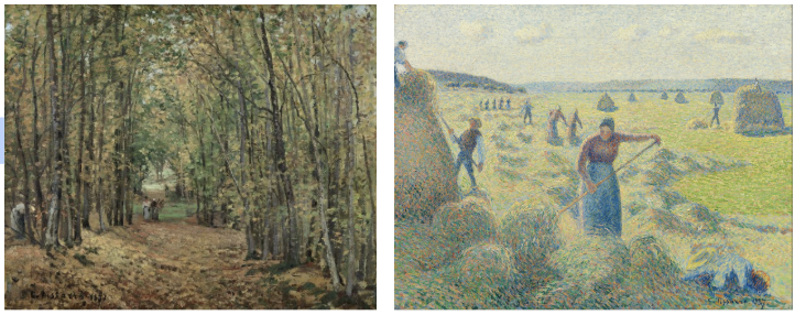 <ul><li><p><span><strong>woods at marly, la recolte des foins</strong></span></p></li><li><p><span><strong>eragny</strong></span></p></li></ul><p></p>