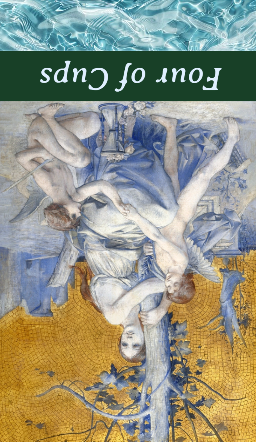 <p>Four of Cups Reversed</p>