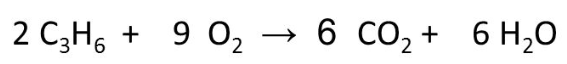 \-blue flame

\-has excess oxygen