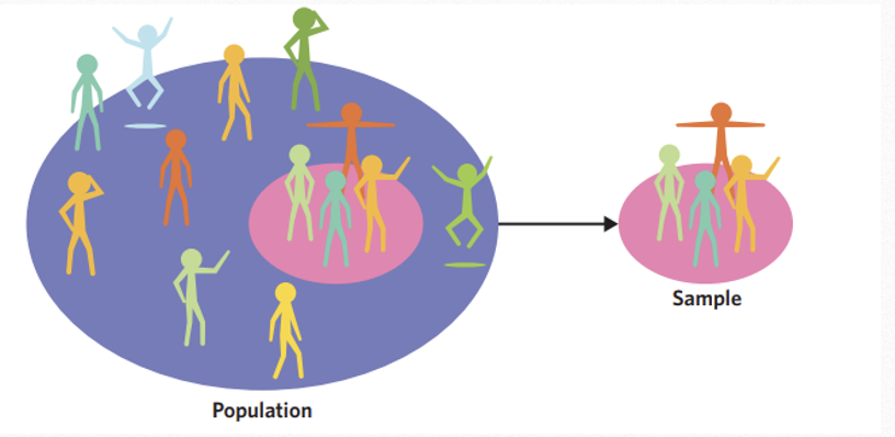 <p><span>is the process by which a subset or part of the population is selected for an investigation. The population of research interest is often referred to as the&nbsp;<em>target population</em>.</span></p>