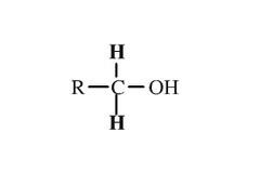 an alcohol in which the hydroxyl (-OH) group is attached to a carbon that is attached to no more than one other carbon.