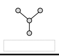 <p>3 bonds, 0 lone pairs</p>