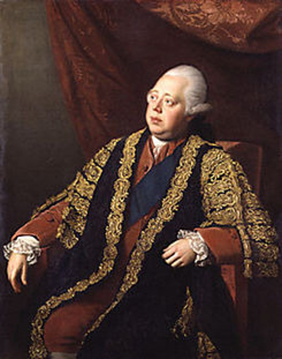 <p>Prime Minister of England from 1770 to 1782. Although he repealed the Townshend Acts, he generally went along with King George III's repressive policies towards the colonies even though he personally considered them wrong. He hoped for an early peace during the Revolutionary War and resigned after Cornwallis' surrender in 1781.</p>