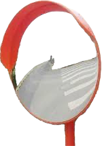 <p>A reflective device placed at the side of the road for visibility.</p><p></p>