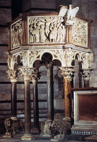 <p>Who is this pulpit by?</p>