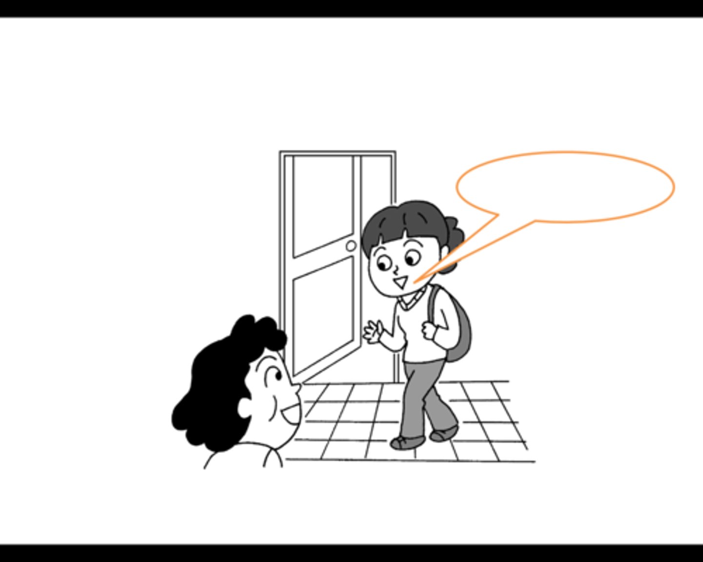 <p>I'm off.</p><p>( I'll go and come back. )</p>