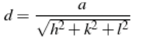 <p>What is the interplanar spacing for the (321) family of planes in a cubic system with a lattice parameter of 2Å?<br>a) "2Å" /√14<br>b) "2Å" /√7<br>c) "2Å" /14<br>d) "2Å" /7</p>