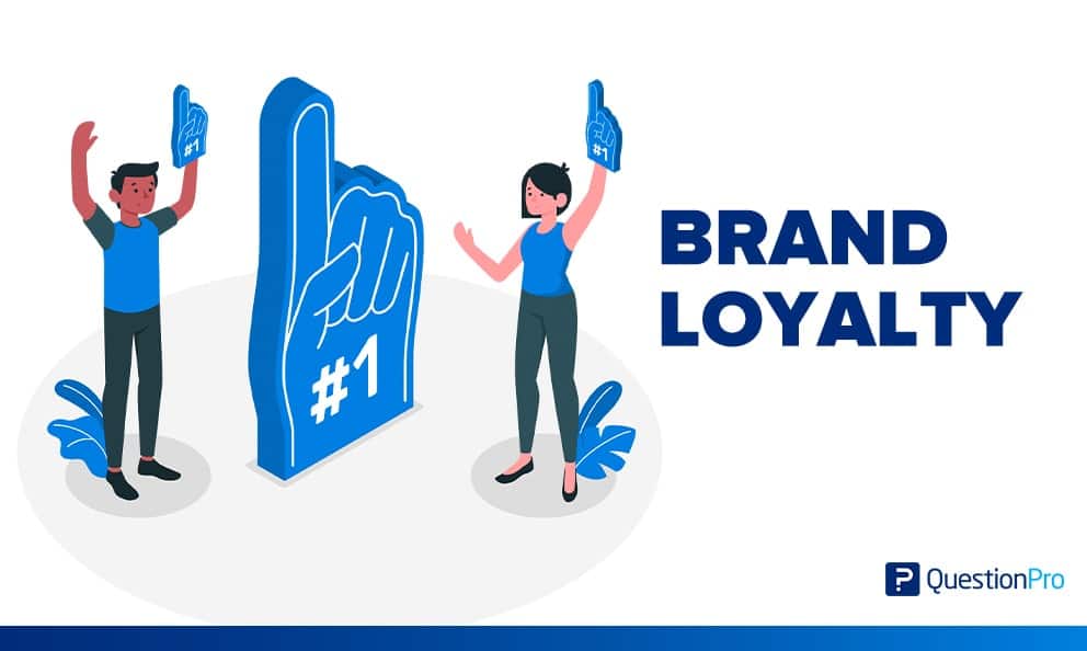 <p>loyalty customers have to a brand</p>