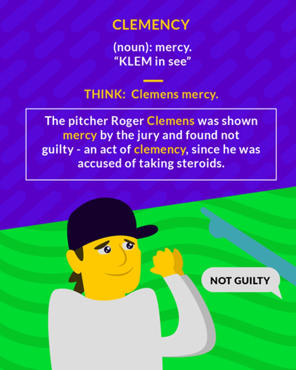 <p>(noun) mercy</p>
