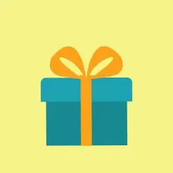 <p><em>おくりもの</em></p><p>present, gift</p>