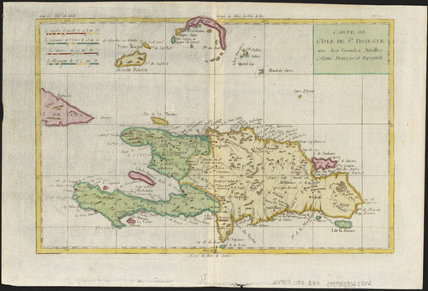 <p>Now referred to as Haiti. The western part of an island in the Caribbean called Hispaniola.</p>