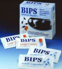 <p>BIPS, barium pellets available in capsules</p>