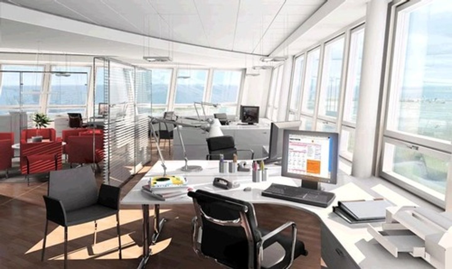 <p>(n) văn phòng</p>