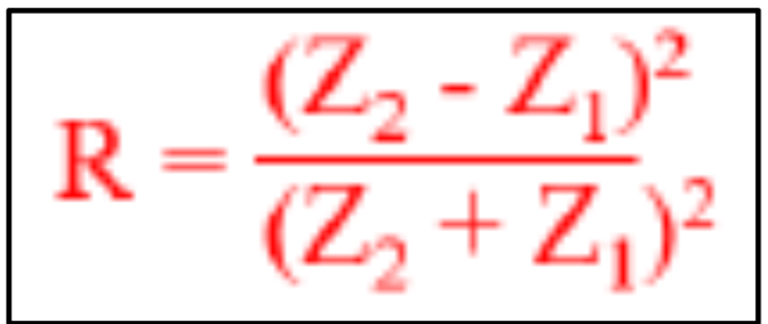 <p>Onde réfléchie R</p>