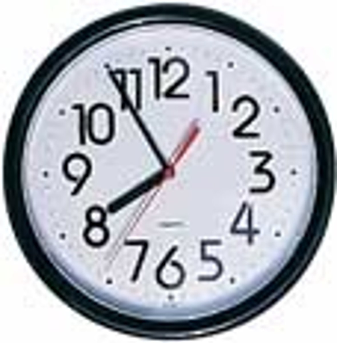 <p>five minutes to</p>