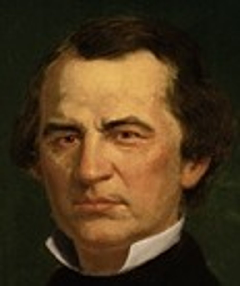 <p>Democratic/Independent- Only Democrat VP to serve under a Republican president. reconstruction plan, freedmen's bureau, Impeached--acquitted by one vote.</p>