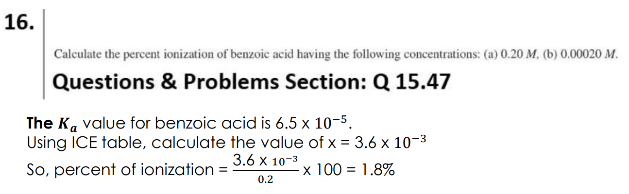 <p>(X (ice table) / [reactant initial concentration) x 100</p>