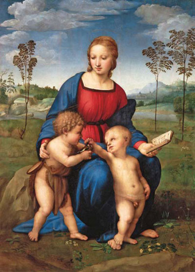 <p><span>The Madonna of the Goldfinch </span></p><p><span>c. 1505</span></p><p><span>Uffizi, Florence</span></p>