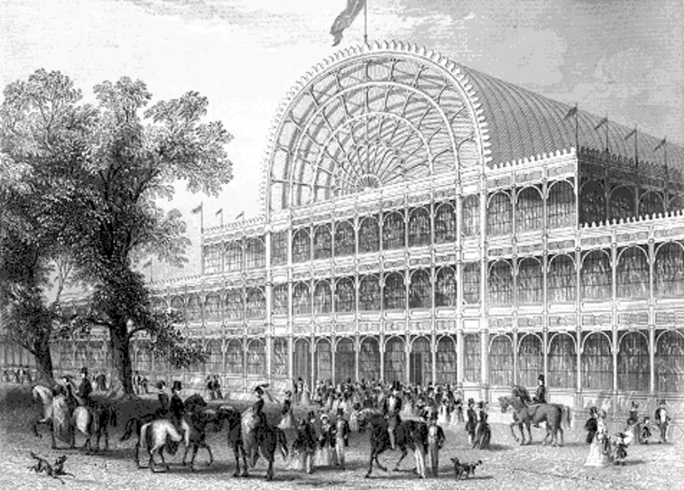 <p>Who designed the crystal palace?</p>