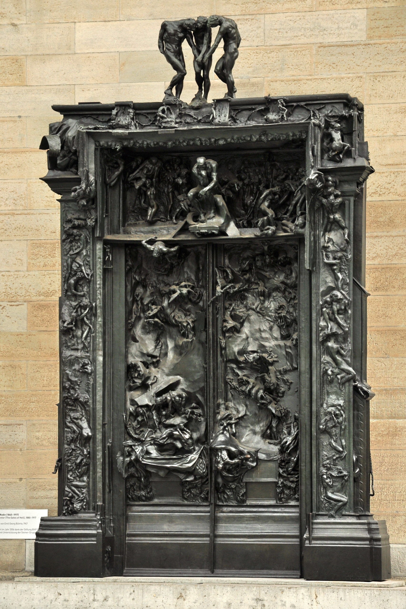 <p>The Gates of Hell, 1880-1917, Bronze</p>
