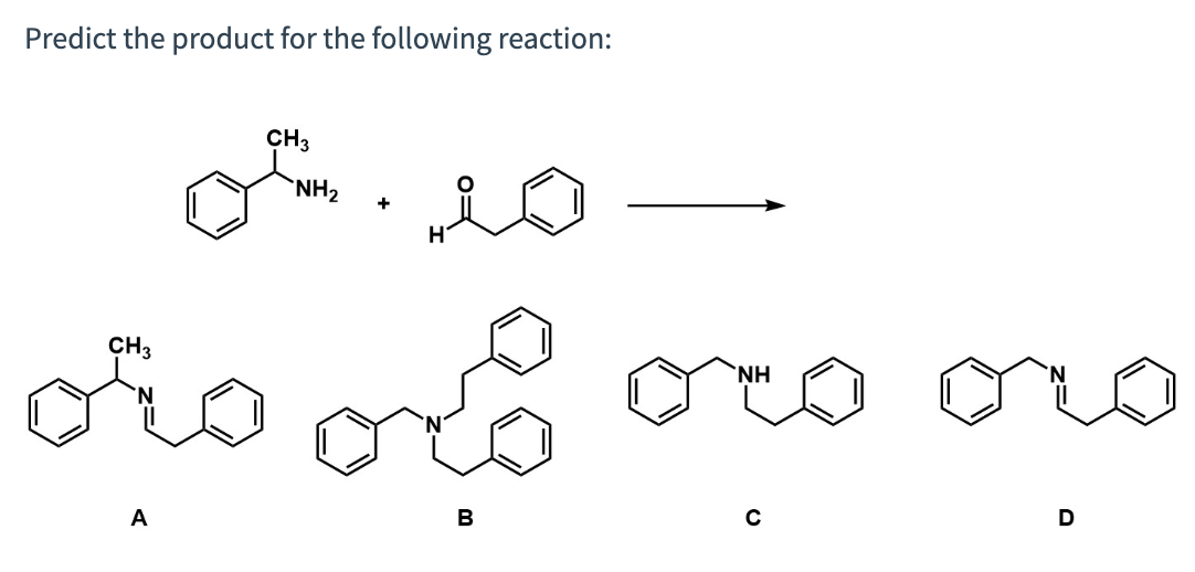 Predict the product of the following reaction