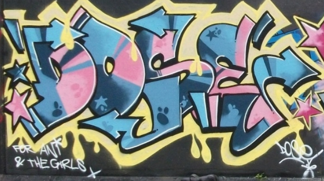 <p>graffiti that is large, complex, and more intricate; requiring a great deal of skill and time</p>