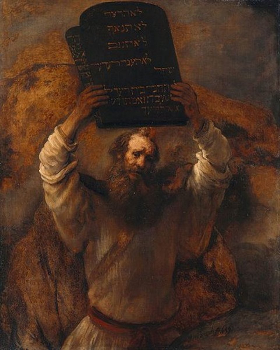 <p>The prophet who received the Ten Commandments from God and shared them with the Israelites.</p>