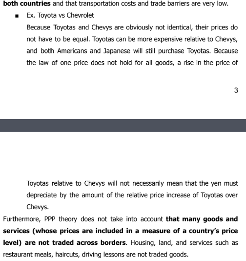 <p><span>Why the Theory of Purchasing Power Parity Cannot Fully Explain Exchange Rates</span></p>