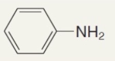 <p>Systematic: Benzenamine</p><p>Common: Aniline</p>