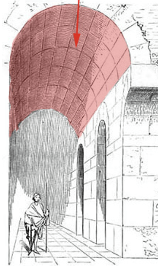 <p>Vaults of plain semicircular cross section supported by parallel walls or arcades</p>
