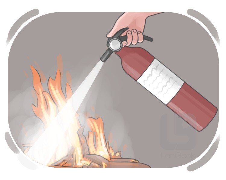 <p>put out (v)</p>