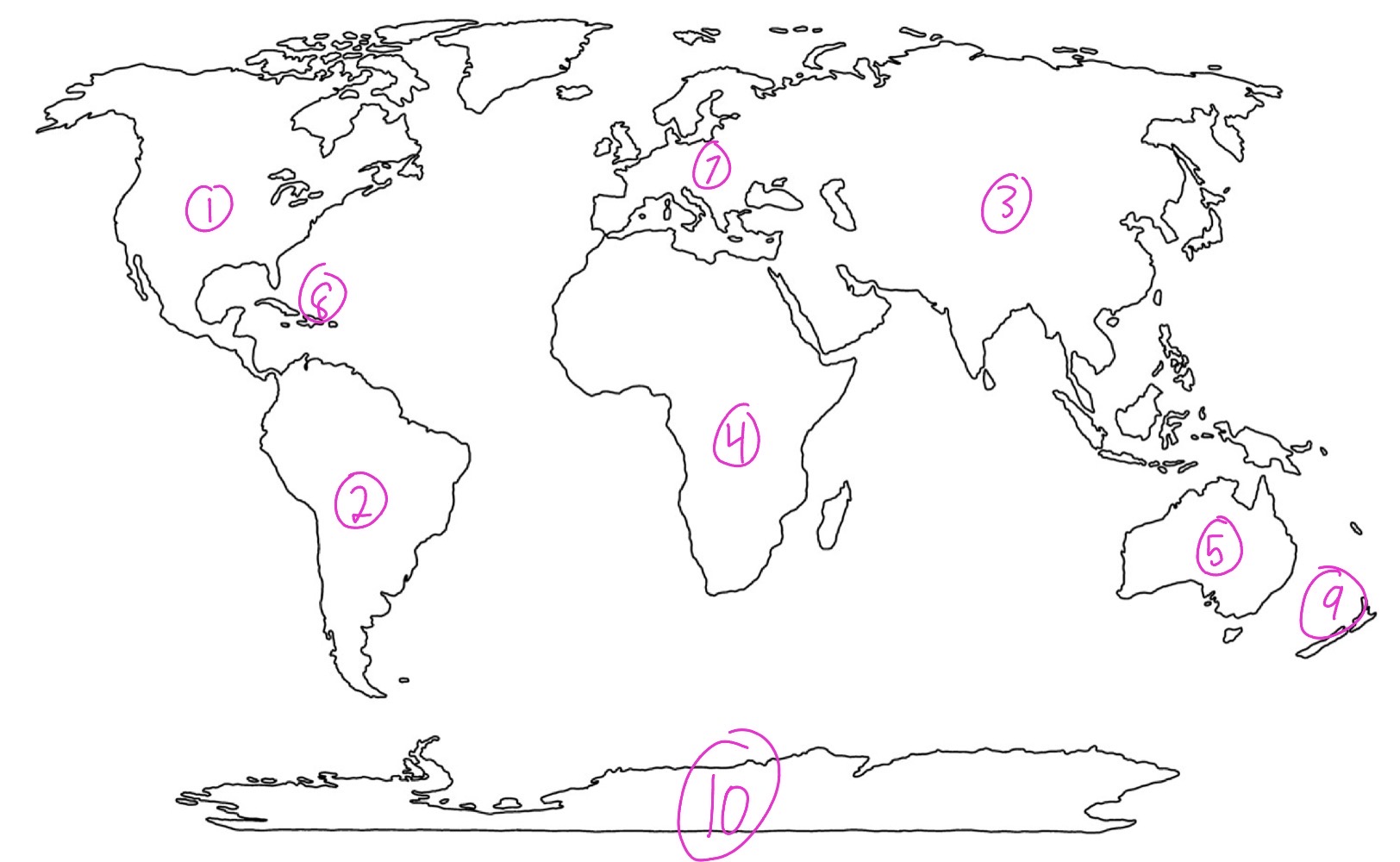 <p>What is 3 on this map?</p>