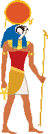 Appearance: has a large crown w/ a sun disk

Role: God of sun; supreme state god of Egypt