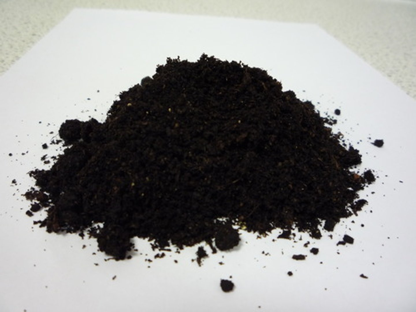 <p>Decayed organic matter in soil that improves fertility and water retention.</p>